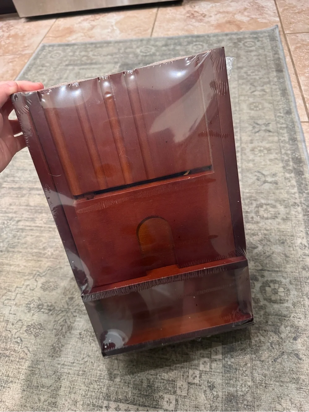 NWT Multipurpose Bathtub Caddy Tray - Brown